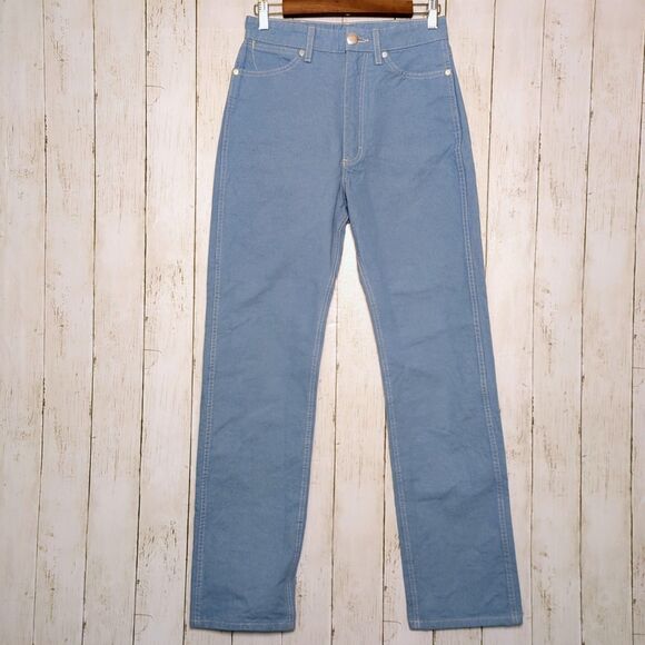 Wrangler Denim - Wrangler Blue Bell Jeans High Rise Straight Leg 7x32 Western Cowgirl Rodeo